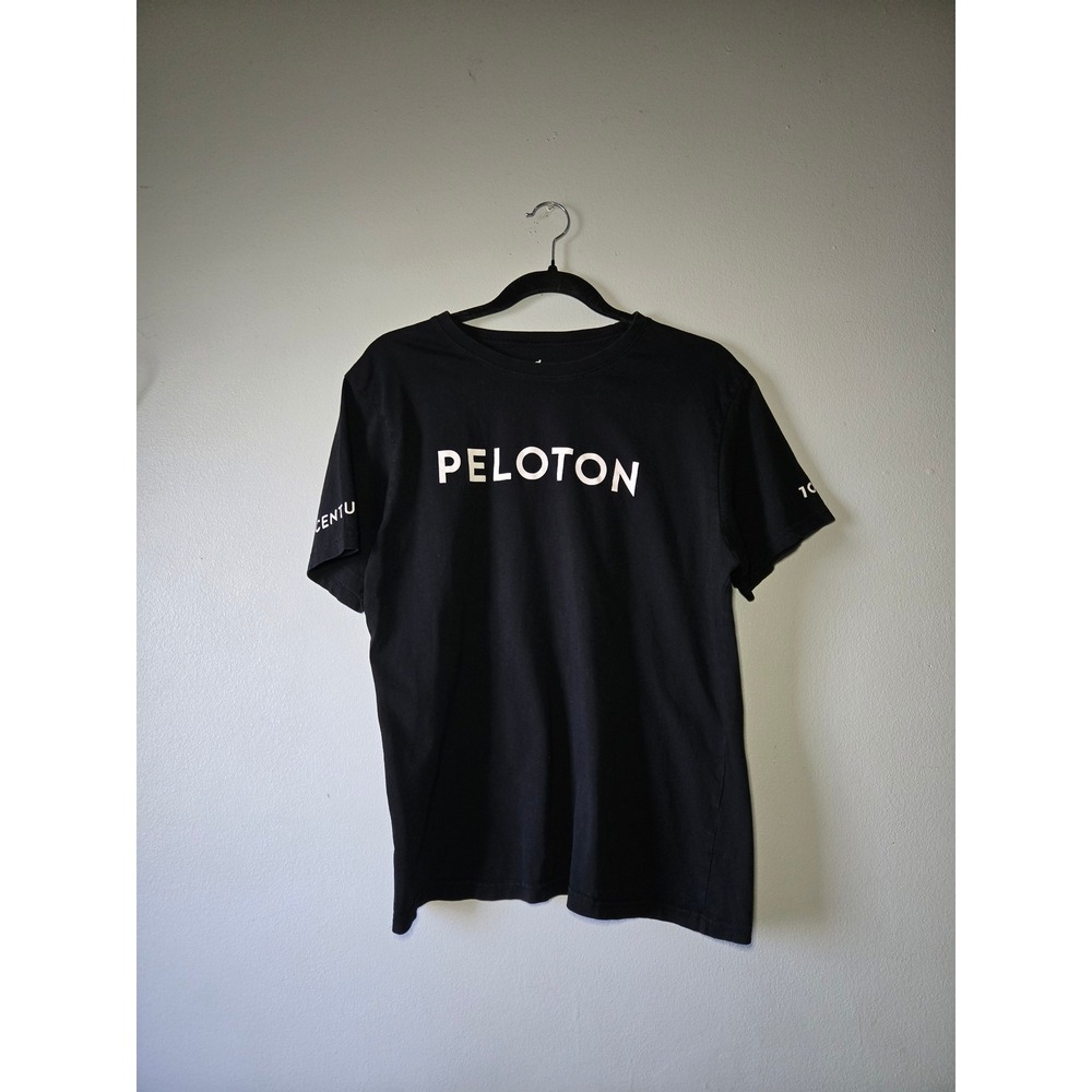 Peloton Black Logo‎ Graphic T-Shirt | Size Medium